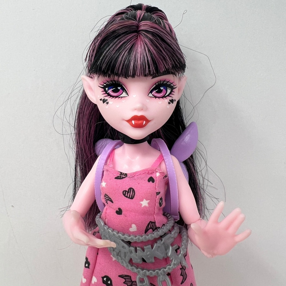 Monster High Draculaura G3 Gore-ganizer Doll 2022 Pink Purple HHK51